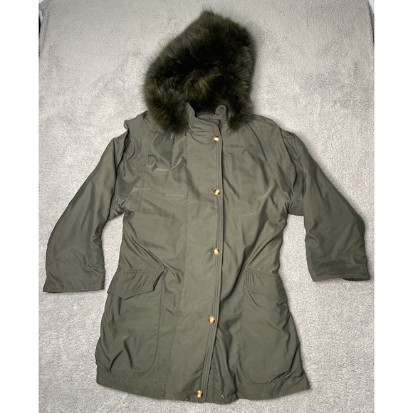 Other - RARE Vtg Country Klassic Kemper Mens Snap Full Zip Removable Fur Hooded Jacket